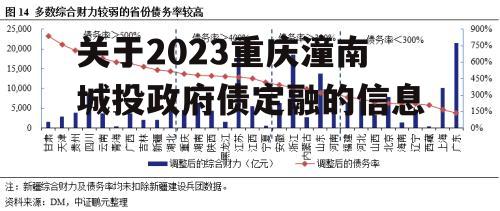 关于2023重庆潼南城投政府债定融的信息
